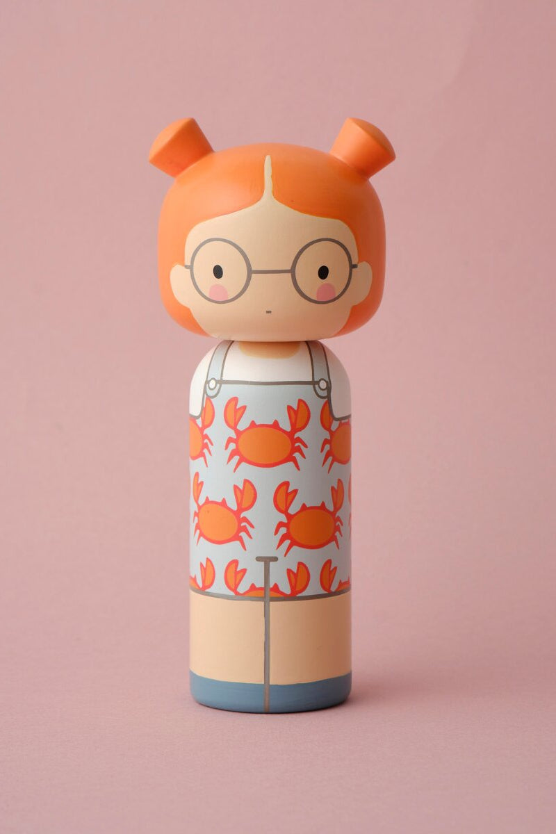 Kokeshi stjernetegnsfigur - Krebsen